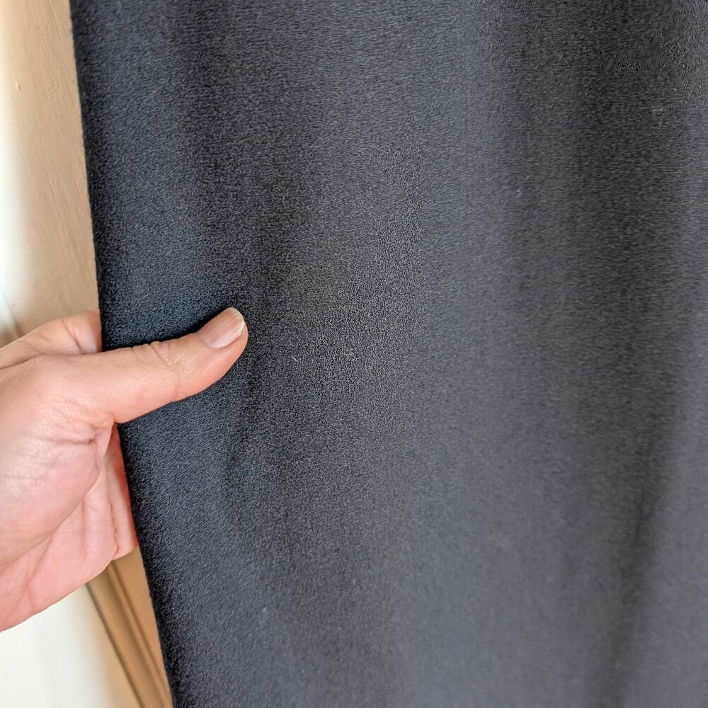 VTG Adolfo Sport wool crepe black skirt - Picture 7 of 17